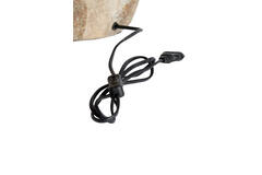 Lamp base Ø28,5x46,5 cm CASSARO ceramics antique dark brown