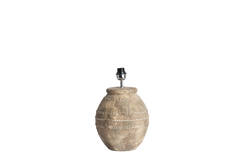 Lamp base Ø28,5x42,5 cm VENTURA ceramics antique dark brown