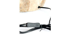 Lamp base Ø28,5x42,5 cm VENTURA ceramics antique dark brown