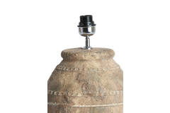Lamp base Ø28,5x42,5 cm VENTURA ceramics antique dark brown
