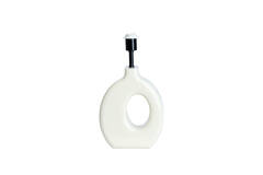 Lamp base 23,5x12x42,5 cm KANTI shiny cream