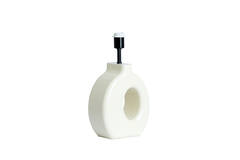 Lamp base 23,5x12x42,5 cm KANTI shiny cream