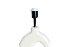 Lamp base 23,5x12x42,5 cm KANTI shiny cream