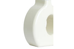 Lamp base 23,5x12x42,5 cm KANTI shiny cream