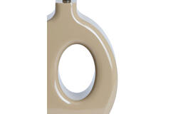 Lamp base 23,5x12x42,5 cm KANTI shiny sand