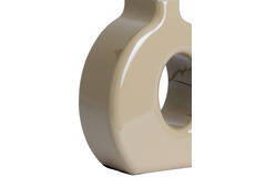 Lamp base 23,5x12x42,5 cm KANTI shiny sand