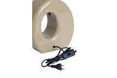 Lamp base 23,5x12x42,5 cm KANTI shiny sand