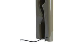 Lamp base 19x13x52,5 cm MISTRA shiny taupe