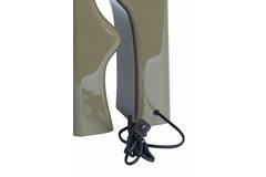 Lamp base 19x13x52,5 cm MISTRA shiny taupe