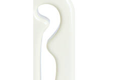 Lamp base 19x13x52,5 cm MISTRA shiny cream