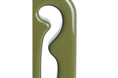 Lamp base 19x13x52,5 cm MISTRA shiny olive green