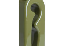 Lamp base 19x13x52,5 cm MISTRA shiny olive green