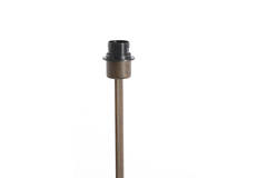 Lamp base 20x13x46 cm CERINI wood print dark brown