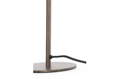 Lamp base 20x13x46 cm CERINI wood print dark brown