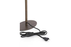 Lamp base 20x13x46 cm CERINI wood print dark brown