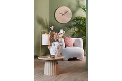 Table lamp 26x20x59,5 cm DONIO wood print natural+rope cream