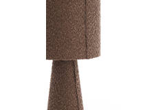 Table lamp Ø20x58 cm MICKY bouclé brown