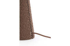 Table lamp Ø20x58 cm MICKY bouclé brown