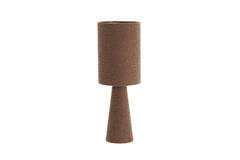 Table lamp Ø20x58 cm MICKY bouclé brown