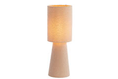 Table lamp Ø20x58 cm MIKKEL bouclé sand