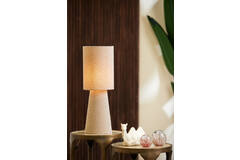 Table lamp Ø20x58 cm MIKKEL bouclé sand