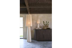 Floor lamp 40x40x176 cm MIKKO linen natural