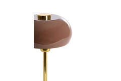Table lamp Ø22x34 cm SURIN shiny dark brown+gold