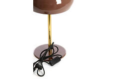 Table lamp Ø22x34 cm SURIN shiny dark brown+gold