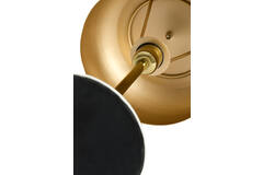 Table lamp Ø22x34 cm SURIN shiny dark brown+gold