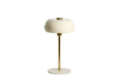 Tafellamp Ø26x47 cm SURIN glans crème+goud