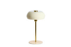 Tafellamp Ø26x47 cm SURIN glans crème+goud