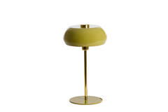 Tafellamp Ø26x47 cm SURIN glans olijf groen+goud