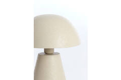 Tafellamp Ø26x41 cm SURRINA mat licht grijs