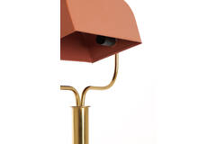 Table lamp 37x14x43 cm AYER shiny orange+gold