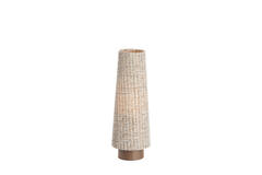Table lamp Ø15x42 cm HOWIE wood print dark brown+light brown
