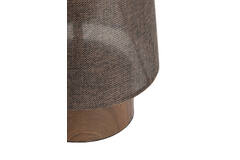 Table lamp Ø15x42 cm HOWIE wood print dark brown+dark brown