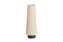 Tafellamp Ø19x52,5 cm HOWIE mat zwart+naturel