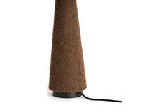 Tafellamp Ø30x61 cm DEVIA bouclé bruin