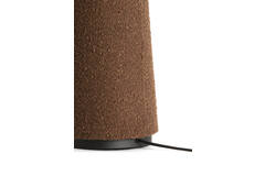 Floor lamp Ø50x168 cm DEVIA bouclé brown