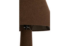 Floor lamp Ø50x168 cm DEVIA bouclé brown