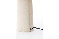 Table lamp Ø25x50 cm MUSABY linen white