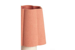 Tafellamp Ø25x50 cm MUSABY wit+roze