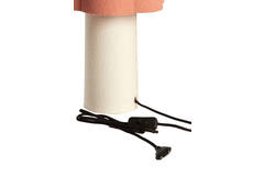 Tafellamp Ø25x50 cm MUSABY wit+roze