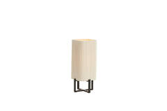Table lamp 16,5x16,5x39 cm WYN matt black+rope cream
