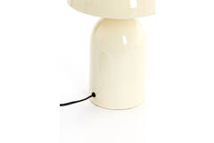 Table lamp Ø23x35 cm TOLIMA shiny cream