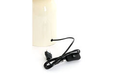 Table lamp Ø23x35 cm TOLIMA shiny cream