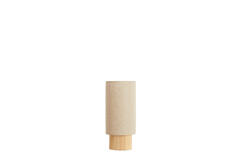 Tafellamp 30x20x45 cm LASLO hout naturel+linnen naturel