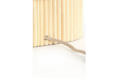 Tafellamp 30x20x45 cm LASLO hout naturel+linnen naturel