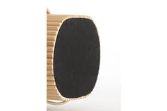 Tafellamp 30x20x45 cm LASLO hout naturel+linnen naturel