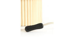 Table lamp 30x20x70 cm LASLO wood natural+linen natural